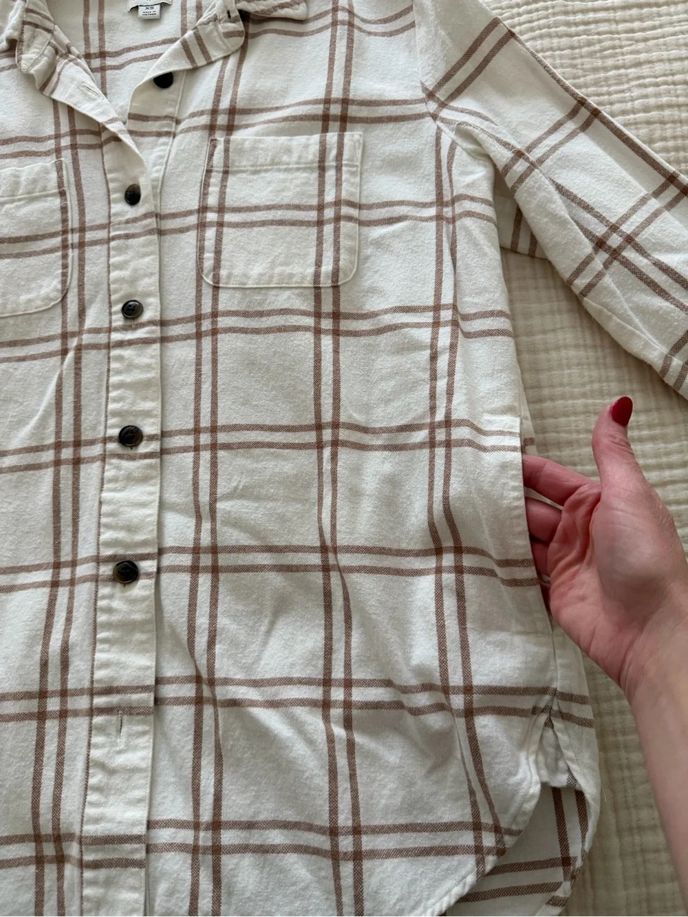 J Crew Plaid Flannel Shacket